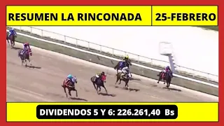 RESUMEN COMPLPETO 👉 LA RINCONADA INH hoy Domingo 25 de Febrero de 2024