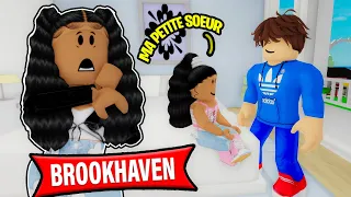 MA PETITE SOEUR EST EN COUPLE AVEC UN ADULTE sur BROOKHAVEN RP ! ROBLOX FR