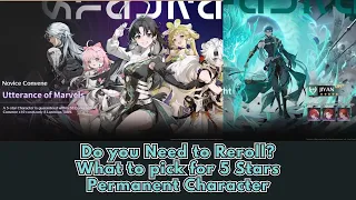 Should you Reroll in Wuthering Waves? Who should you choose for 5 stars f permanent character