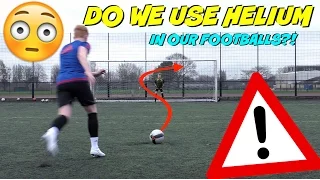 DO WE USE HELIUM IN OUR FOOTBALLS? | Crazy Knuckleball Experiment