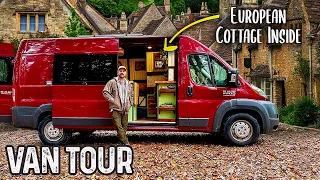 The MOST Unique Camper Van You've Ever Seen - Features Outdoor Biergarten