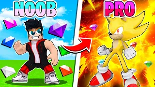 J'AI TROUVÉ LES ÉMERAUDES *SECRET* DU CHAOS et DEVIENT SUPER SONIC dans Roblox