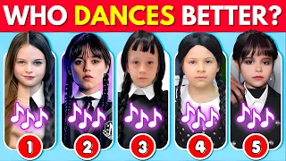 Who Dances Better? Wednesday Dance Edition 🖤💃 Salish Matter, Elsa, Diana, Like Nastya, Skibidi