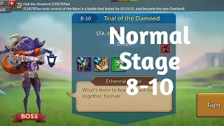 Lords mobile normal stage 8-10 F2P|Trail of the damed normal stage 8-10