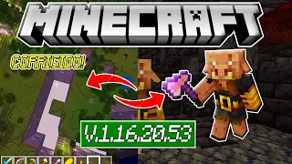 O QUE MUDOU MCPE 1.16.20.53 BETA - CORREÇÕES DE BUGS DE CHUNCKS E MELHORIAS DE DESEMPENHO!