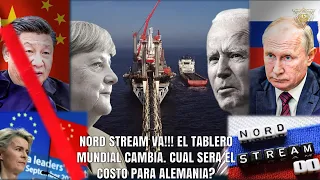 JOE BIDEN permitirá el Nord Stream 2,  Victoria de Rusia y Alemania. LO CAMBIA TODO. ¿A cambio de?