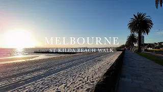 Melbourne Walk | Afternoon Walk in St Kilda Beach | Jan 2024