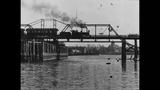 Vancouver, Victoria And Harbour Street Scenes 1907 Old Video ( Black & white )