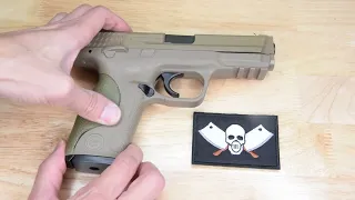 Fitting blackout kit to Galaxy m&p 9 gelblaster.