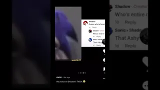 No rest for Shadow's TikTok XD