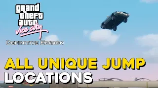 Grand Theft Auto Vice City Definitive Edition All Unique Jump Locations (Daredevil Trophy Guide)