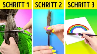 BUNTE ZEICHEN-CHALLENGE || Künstlerische Zeichen-Hacks und bunte Tricks von 123 GO! Like