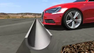 Beamng drive - Reverse Speed Bump against cars