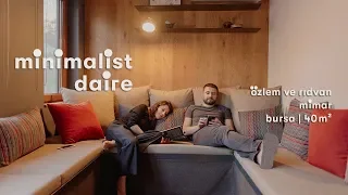 Özlem ve Rıdvan'ın Bursa'daki 40 m² Minimalist Evi