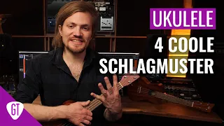 Ukulele - 4 coole Schlagmuster | Ukulelen Tutorial Deutsch