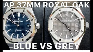 AP Royal Oak 37mm  - Blue vs Gray Dial (15450ST)