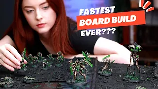 We built a Warhammer 40k board in LESS THAN 2 hours!