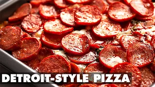 Detroit-Style Pepperoni Pizza - Better Than A New York Slice?