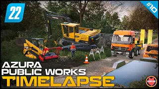 🚧 New Used Truck & Trailer, Building A Path - Clearing Forest ⭐ FS22 Azura Public Works Timelapse