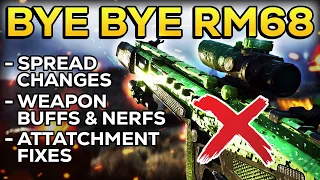 BYE BYE RM68! Battlefield 2042 Update 5.0.1 (Spread Changes, Weapon Buffs & Nerfs, & More)