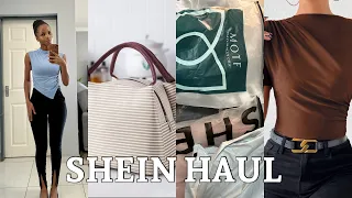 SHEIN HAUL: OFFICE WEAR EDITION | PANTS | BAGS | TOPS | South African Youtuber