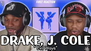 Drake x J. Cole - Evil Ways | FIRST REACTION (SCARY HOURS 3)