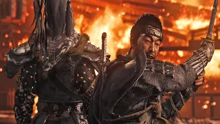 Ultimate Showdown The Ghost Vs The Kahn - Ghost Of Tsushima Lethal Mode No Damage - 4K 60fps