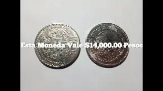 Moneda $50 Pesos Coyolxauhqui / Monedas Mexicanas / mexican coins / proof / Monedas valiosas / cdmx