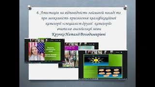 Атестація педагогічних працівників 2021