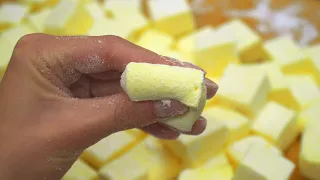 Soft fruit marshmallows. Easy recipe