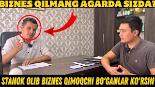 GEL VA KIR SOVUN BIZNESINI QILMOQCHI BO'GANLAR DIQQATIGA