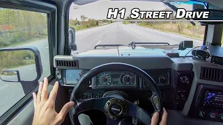 2003 Hummer H1 POV Test Drive - Bonding with a Monster (Binaural Audio)