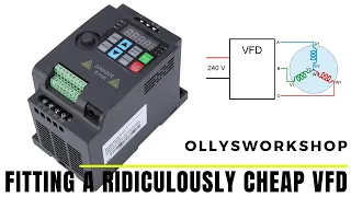 I bought the cheapest VFD on Amazon for my 3 phase drill press