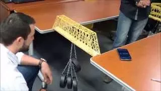 Fall 2014 - Spaghetti Bridge Final Testing