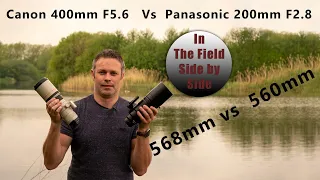 Canon 400mm F5.6 + x0.71 Vs Panasonic 200mm F2.8 +  x1.4