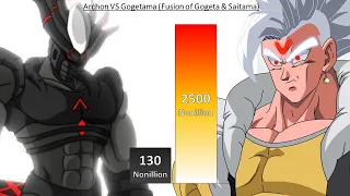 Omni God Gogetama VS Archon Power Levels - Anime War