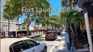 ▶ Fort Lauderdale - Las Olas Boulevard | Florida  - Walking | April 2023 | United States UHD 4K