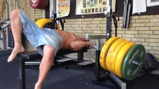 Bench Press Fail (safety bars failure)