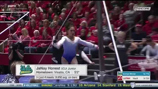 JaNay Honest 2017 Bars vs Utah 9.875