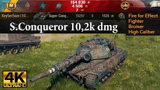 Super Conqueror video in Ultra HD 4K🔝 10297 dmg, 5 kills, 1535 exp, 1720 block 🔝 World of Tanks ✔️