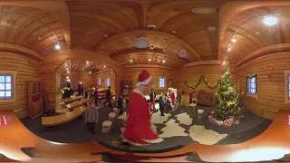 VR 360 video - Meet Santa Claus, Wild Taiga Finland