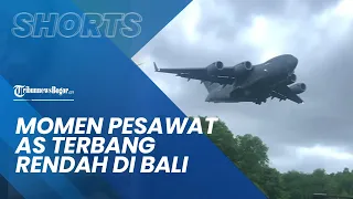 Momen Pesawat AS Terbang Rendah dan Mendarat di Bandara Bali, Bawa Logistik Joe Biden Hadiri KTT G20