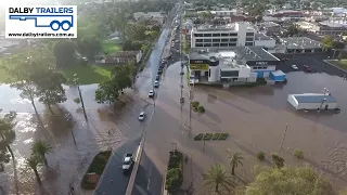 Dalby Floods 28 March 2022, 5pm, Dalby - QLD, Australia