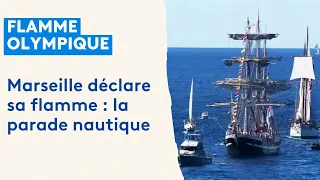 Flamme olympique à Marseille : la grande parade nautique avec le Belem