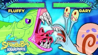 Gary Joins the Battle Arcade Arena! 🥊 SpongeBob SquareOff