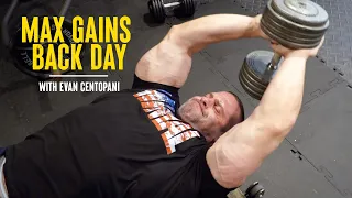 Max Gains Back Day with Evan Centopani | Training Smart and Under an Hour