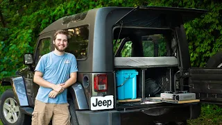 My Jeep Wrangler Car Camper Build & Tour