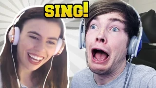 REACTING TO YOUTUBERS SINGING!!!