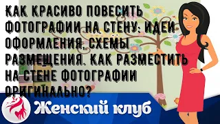 Как красиво повесить фотографии на стену: идеи оформления, схемы размещения. Как разместить на сте.