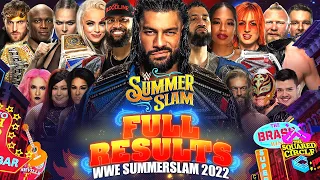 Full WWE SummerSlam 2022 Results